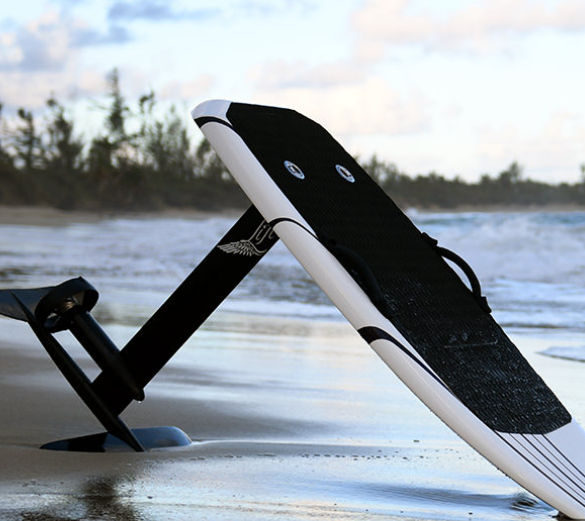 motorized surfboard with wireless controller