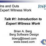 Expert Witness 2009